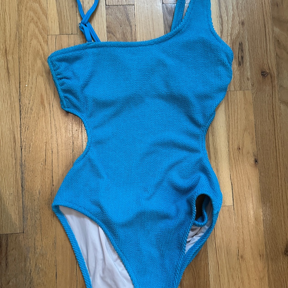 Target Women's Blue One-Piece Swimsuit